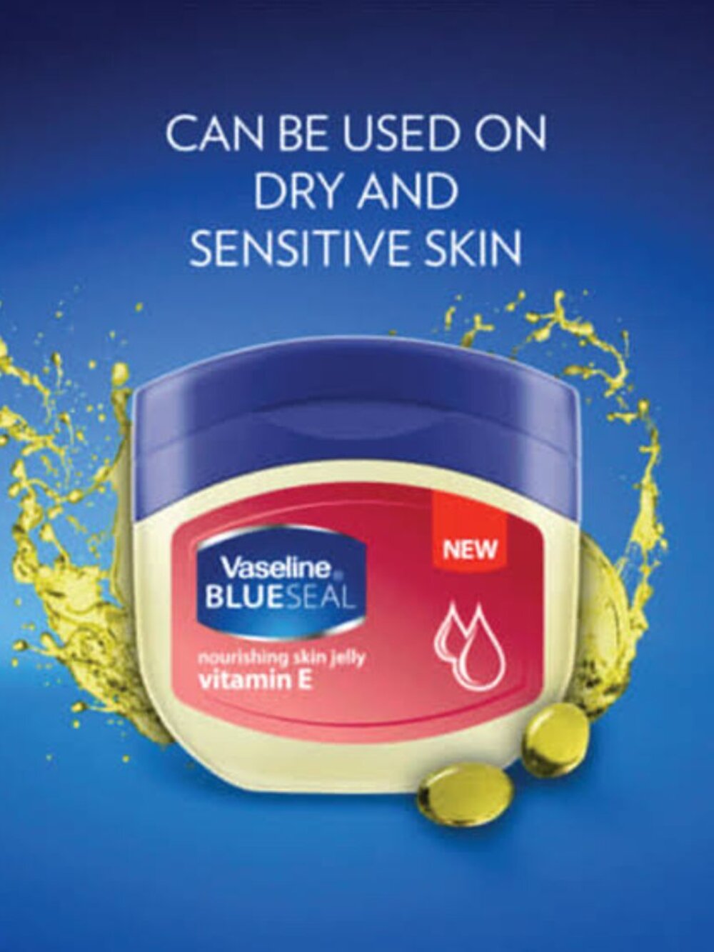 Vaseline petroleum jelly vitamin E 50ML